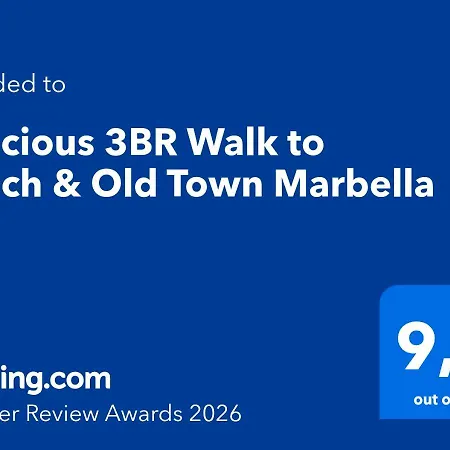 Spacious 3br Walk To & Old Town Apartmán Marbella